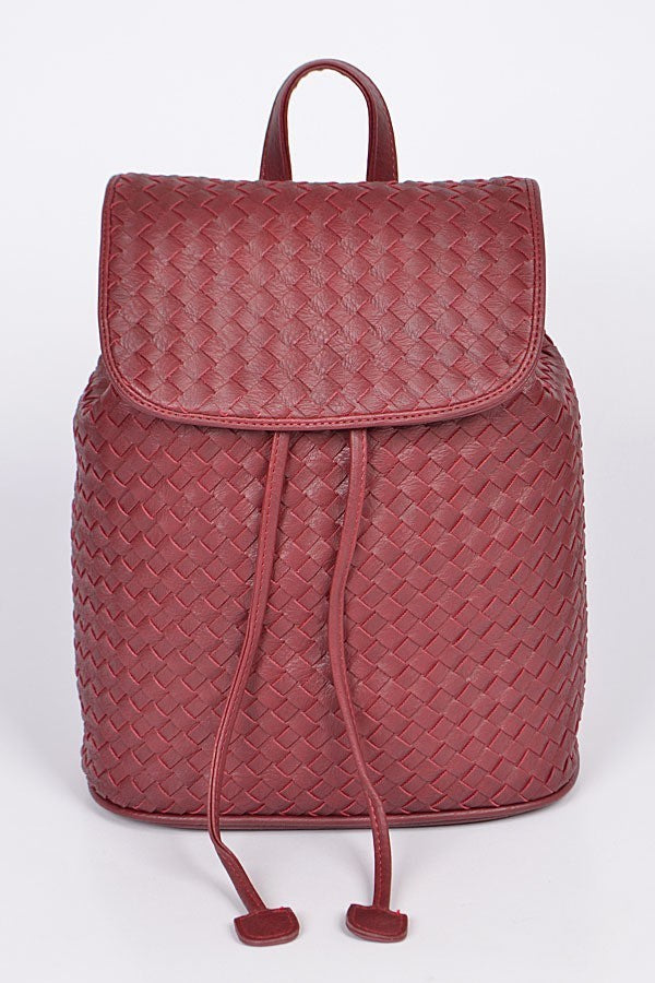 Woven Braided Backpack