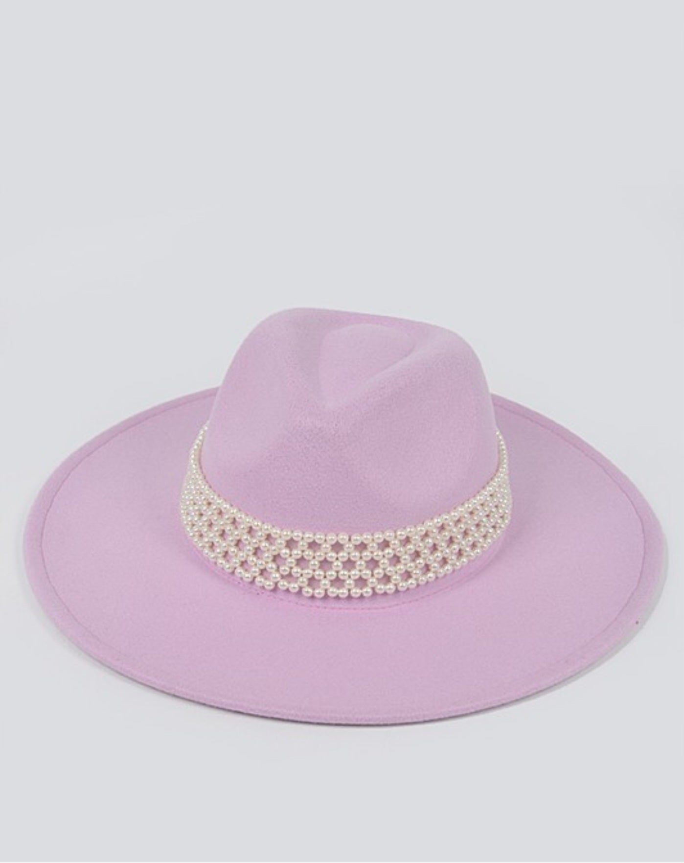 Lavender Pearls Fedora