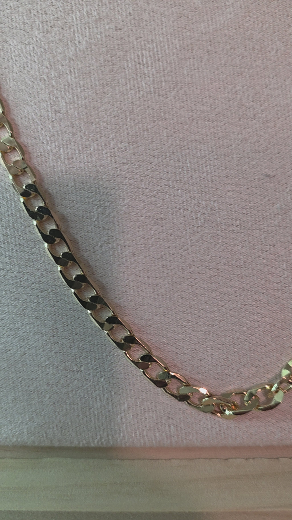 Box Curb Gold Necklace