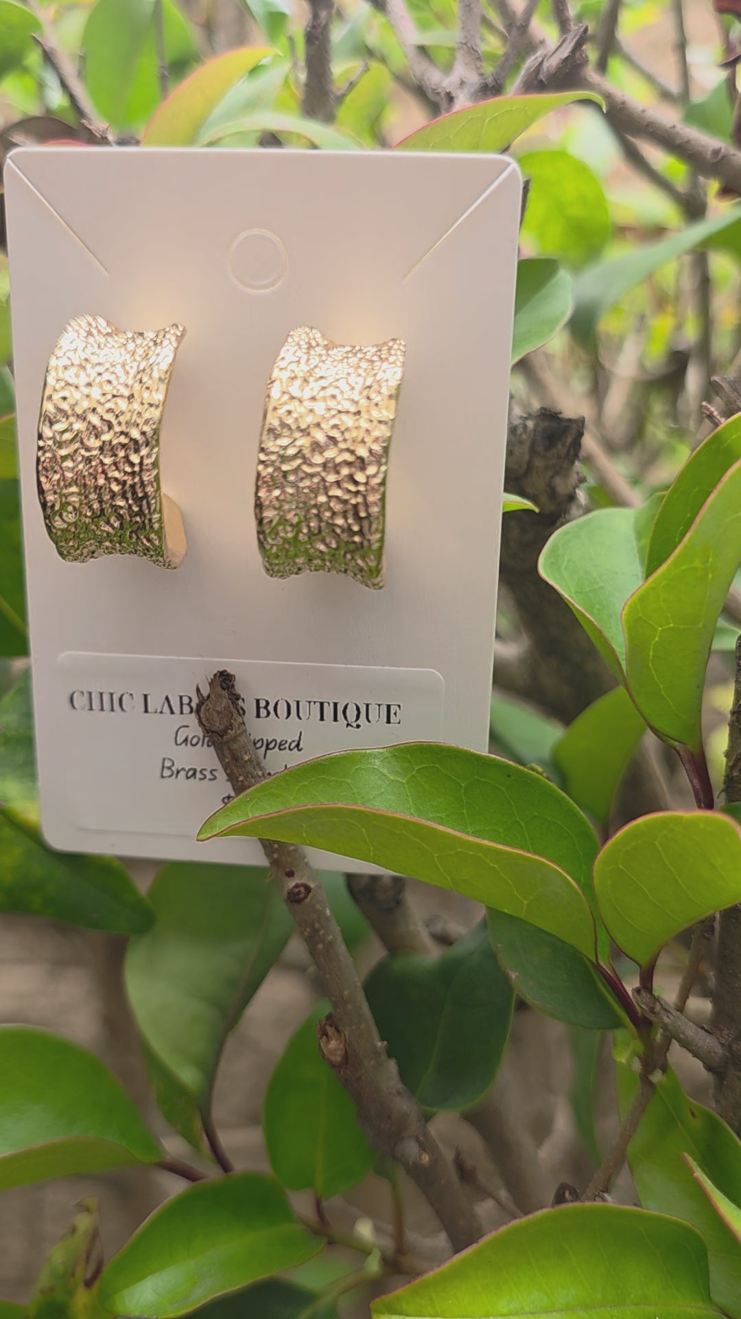 The Icon Textured Hoops