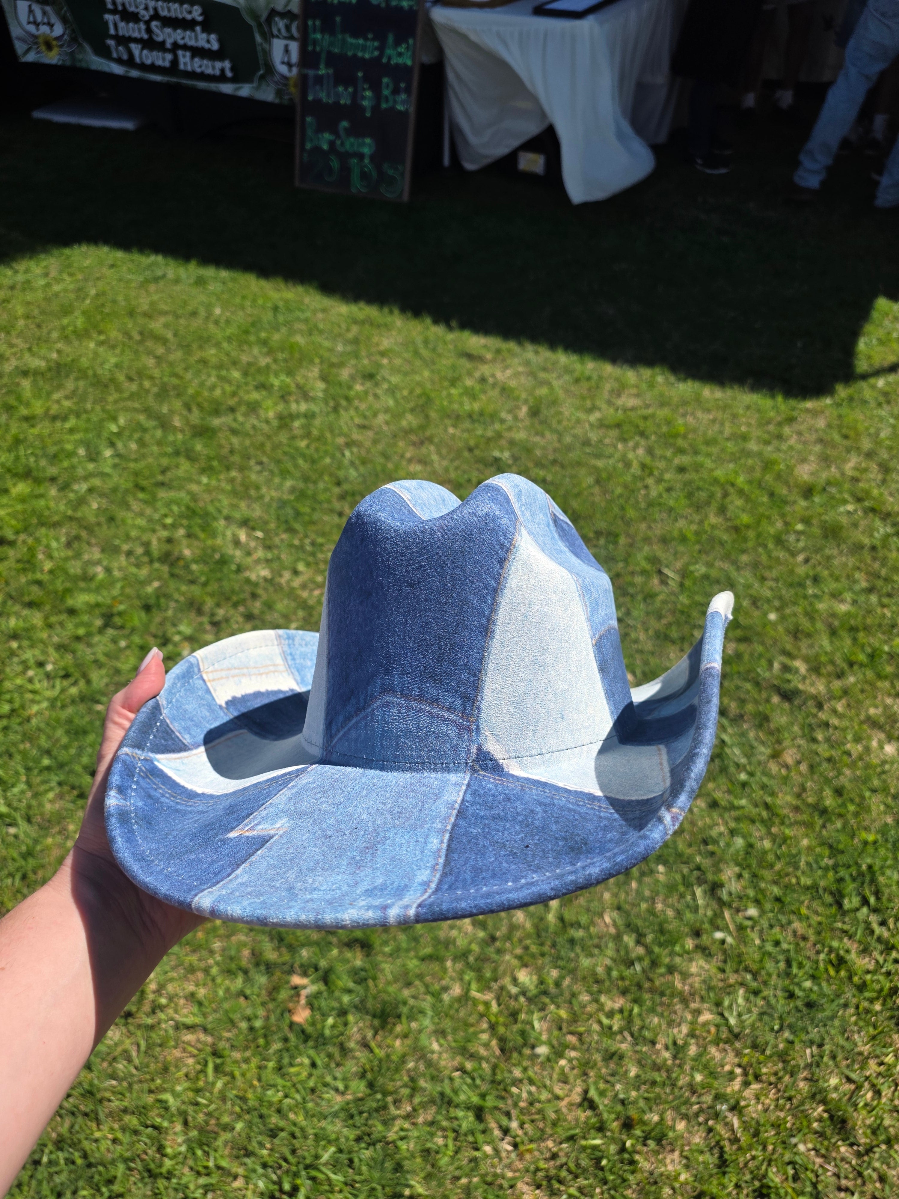 Denim on Denim Western Hat
