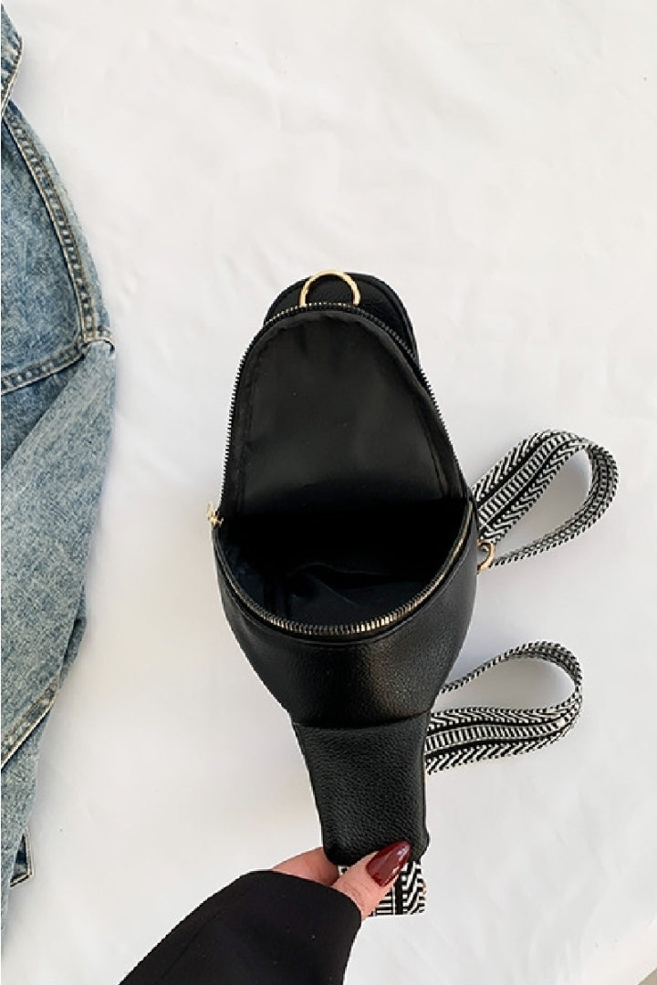 Soft Vegan Leather Crossbody Sling Bag