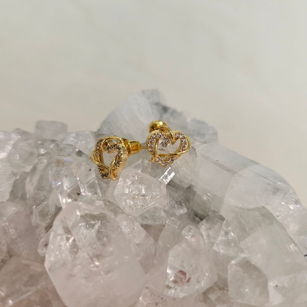 Intertwined Hearts Earrings