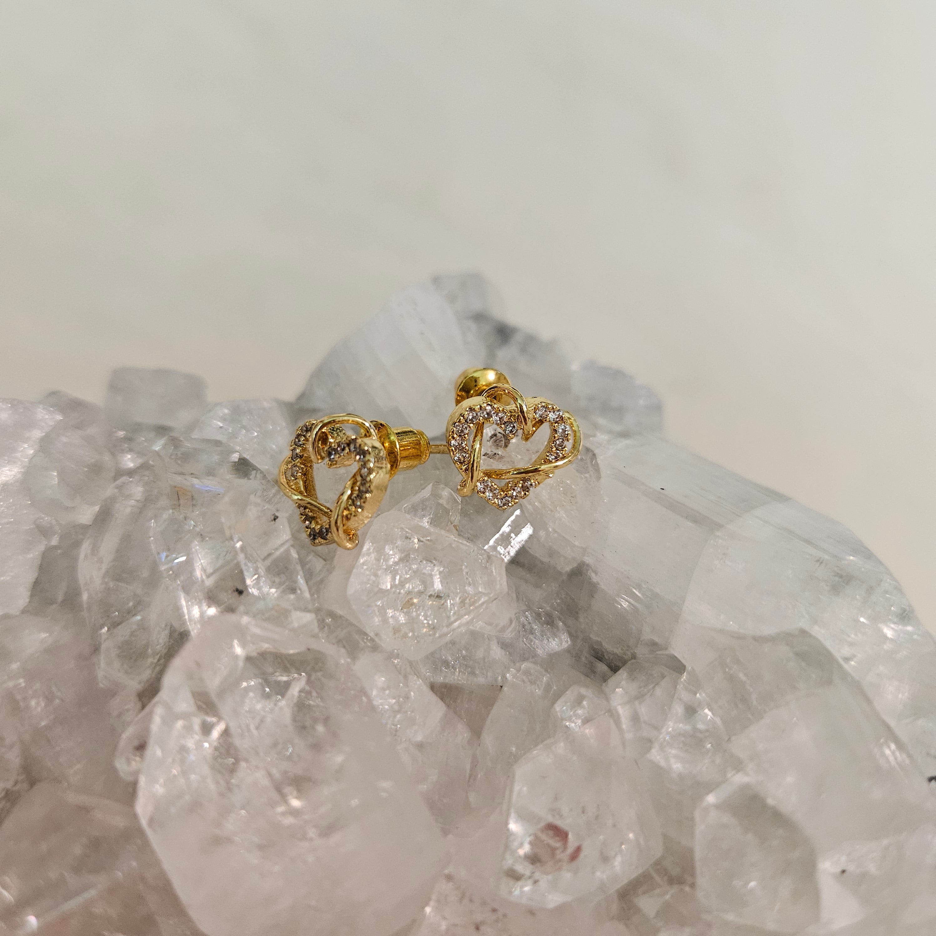 Intertwined Hearts Earrings