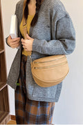 Ash Double Zipper Bum Bag