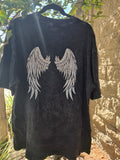 Cross Wings Rhinestone Tee