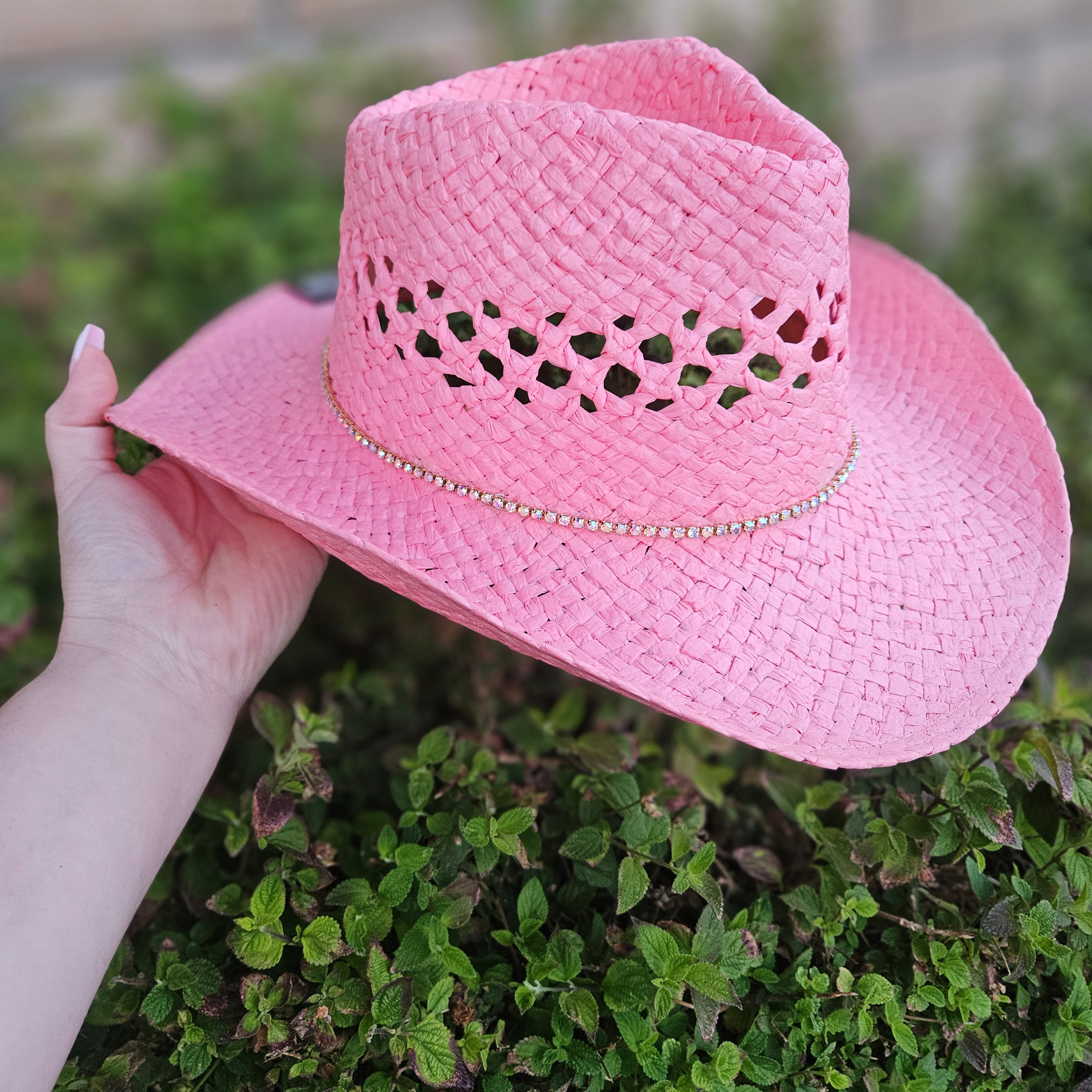 Miss Pink Cowboy Rhinestone Hat