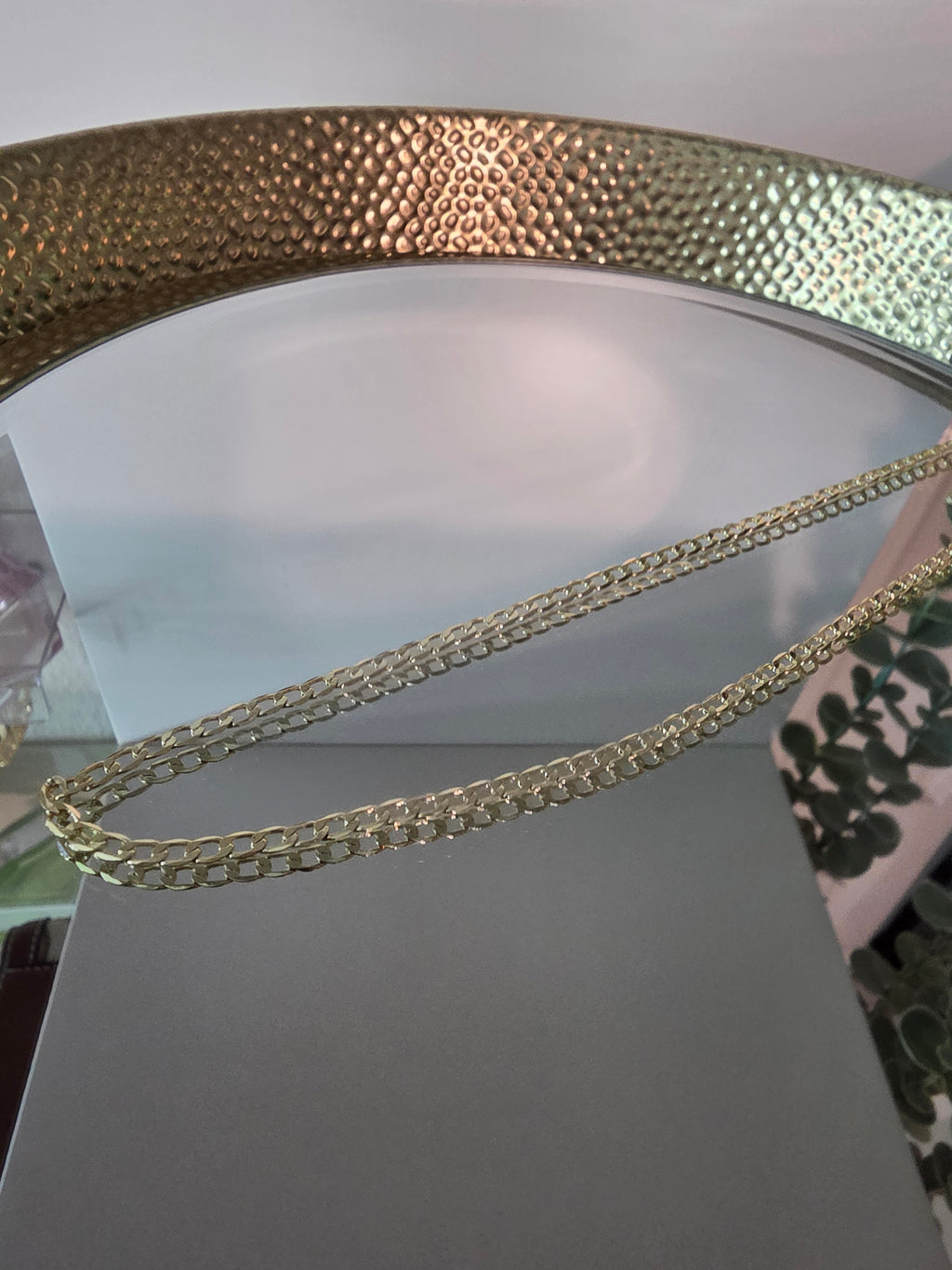 Dainty Gold curb Chain