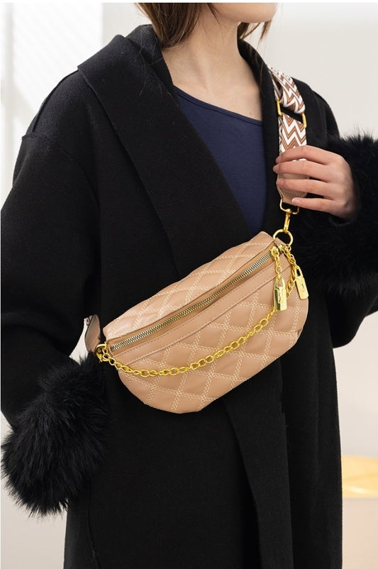 The Quilted Chain Bum Bag