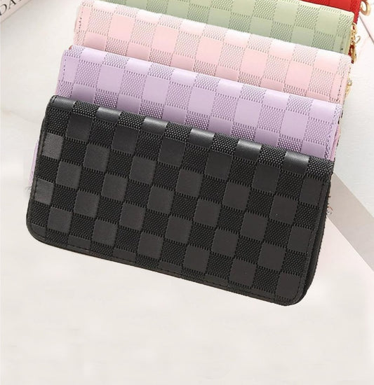 Checkered Monogram Wallet