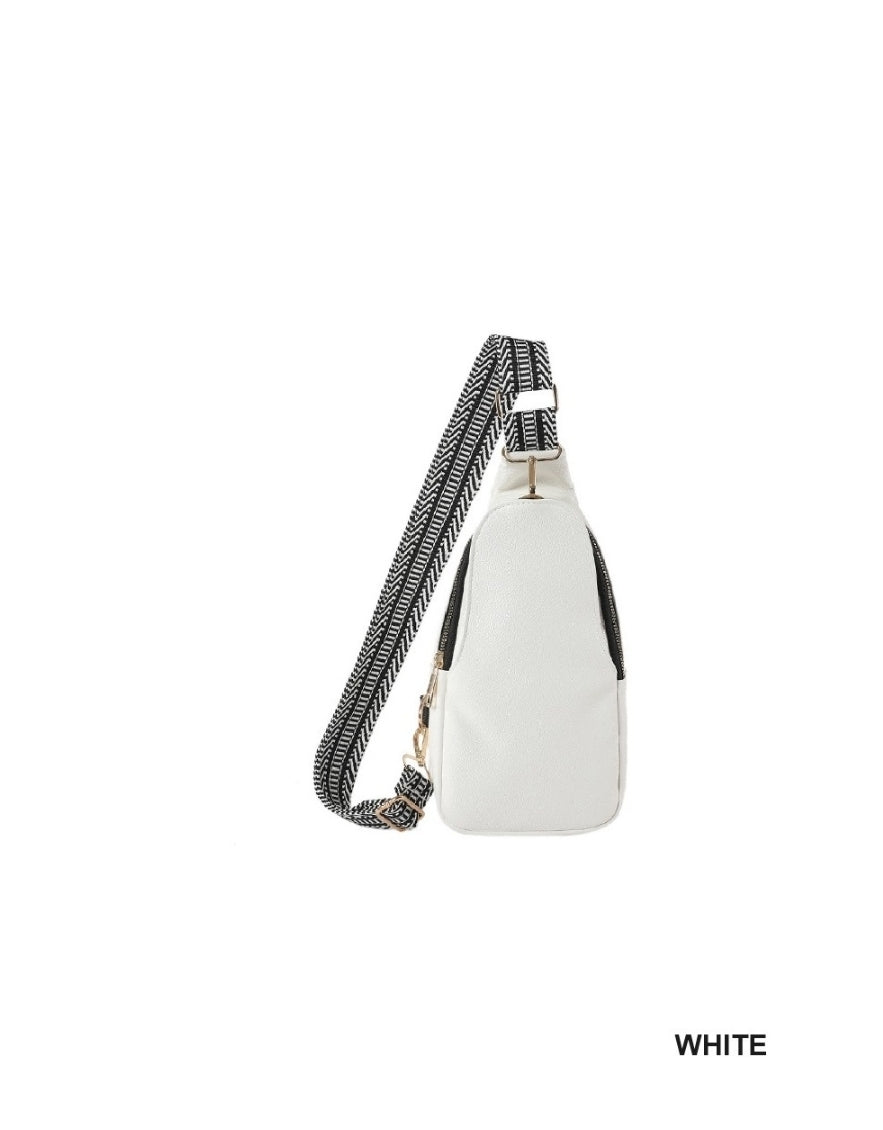 Soft Vegan Leather Crossbody Sling Bag