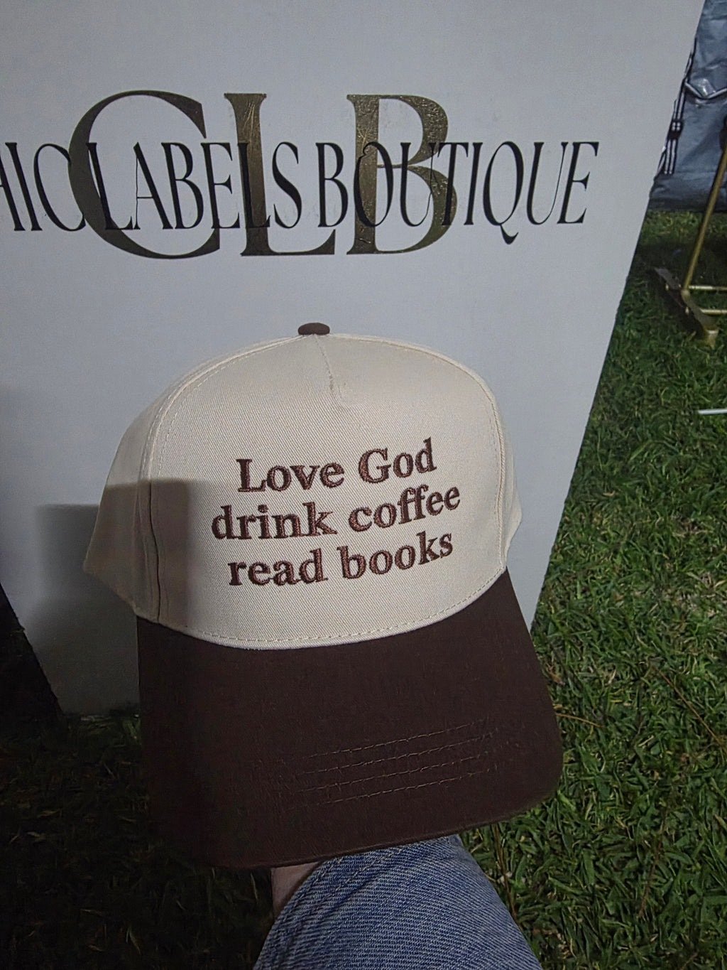 Love God, Drink Coffee, Read Books Hat