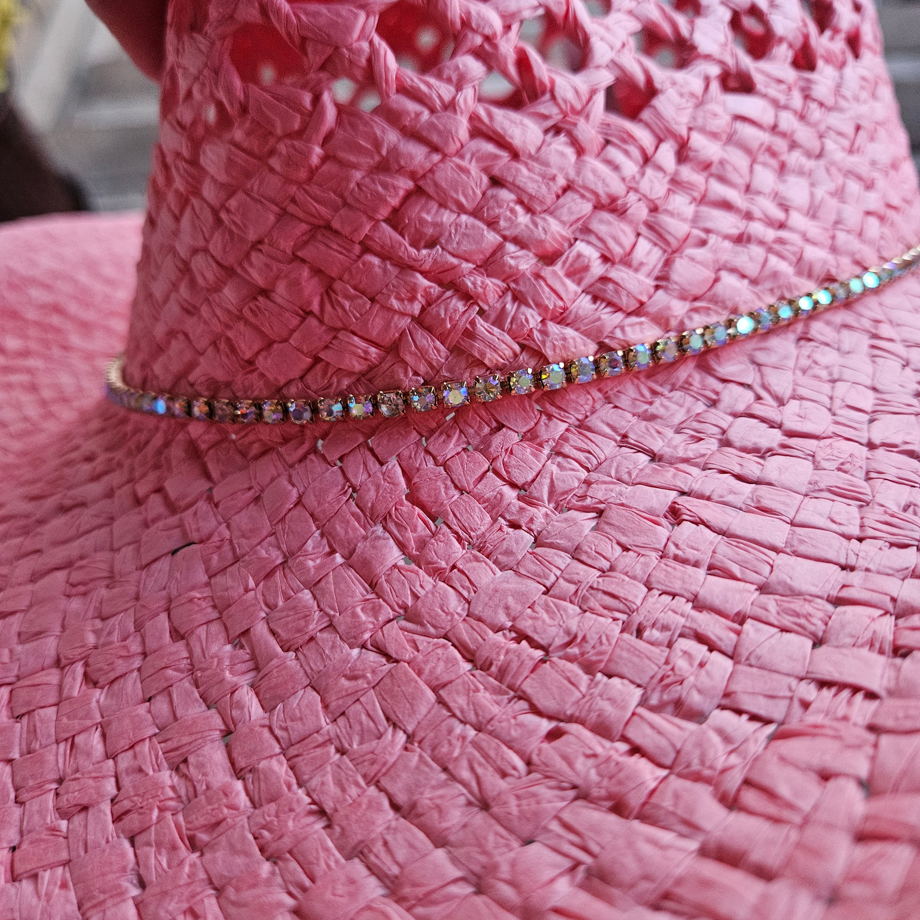 Miss Pink Cowboy Rhinestone Hat