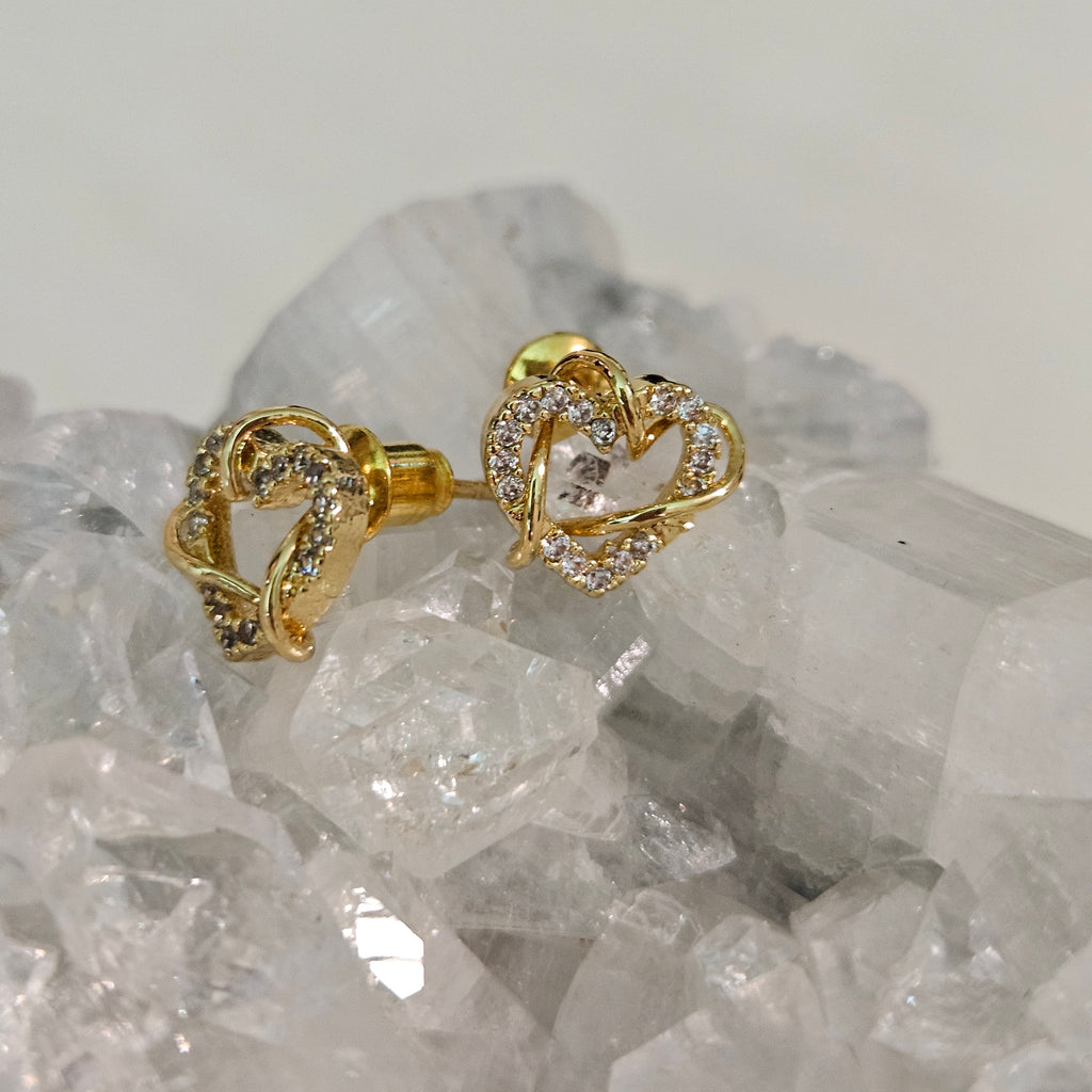 Intertwined Hearts Earrings