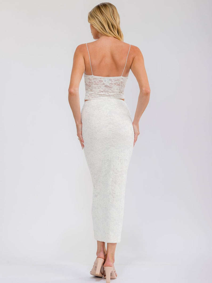 Lace Floral 2 Pc Set