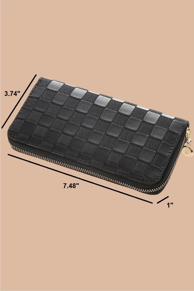 Checkered Monogram Wallet