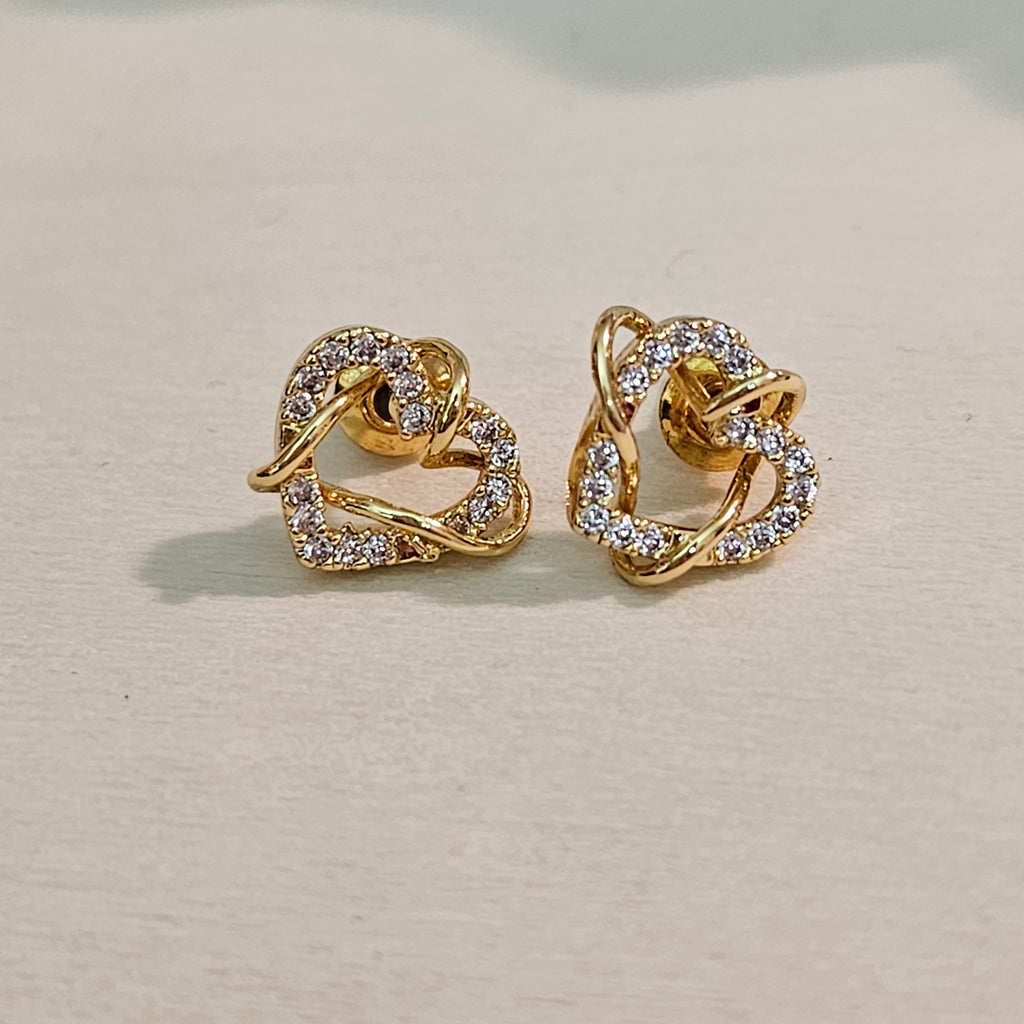 Intertwined Hearts Earrings