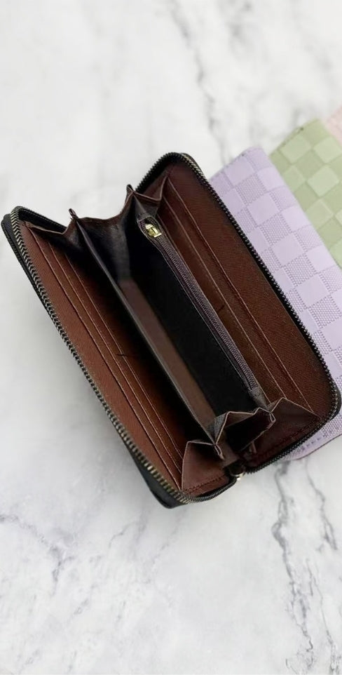 Checkered Monogram Wallet