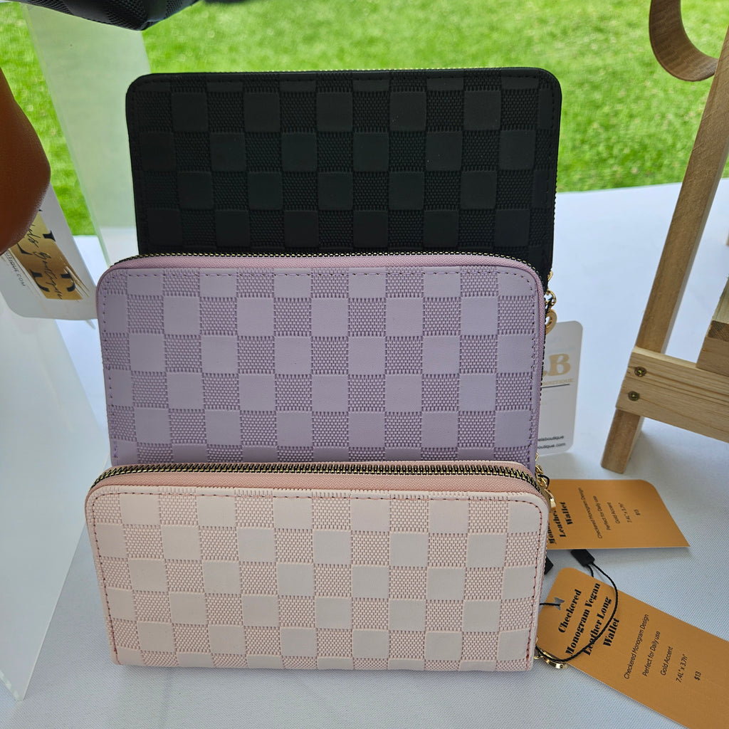 Checkered Monogram Wallet