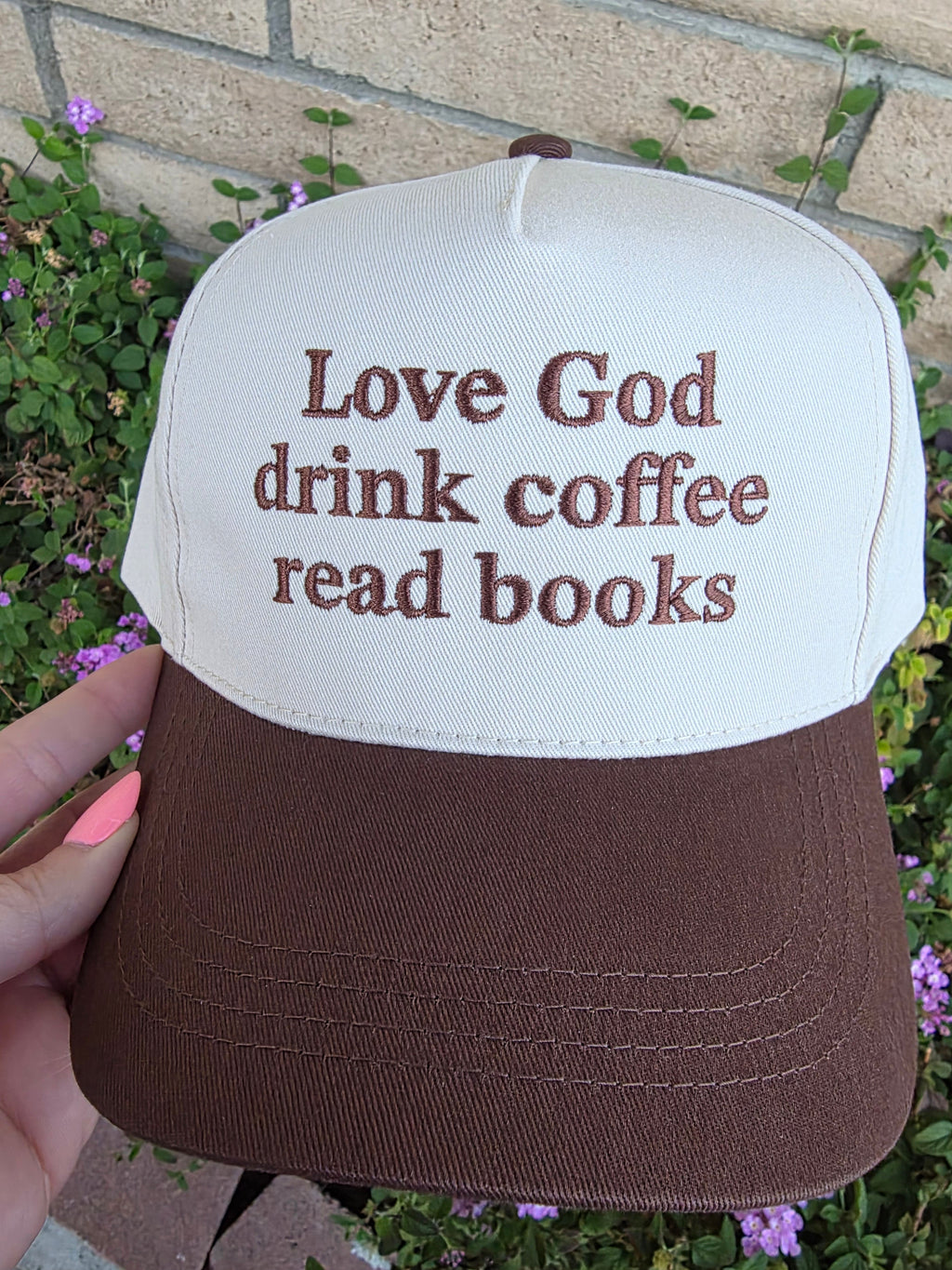 Love God, Drink Coffee, Read Books Hat