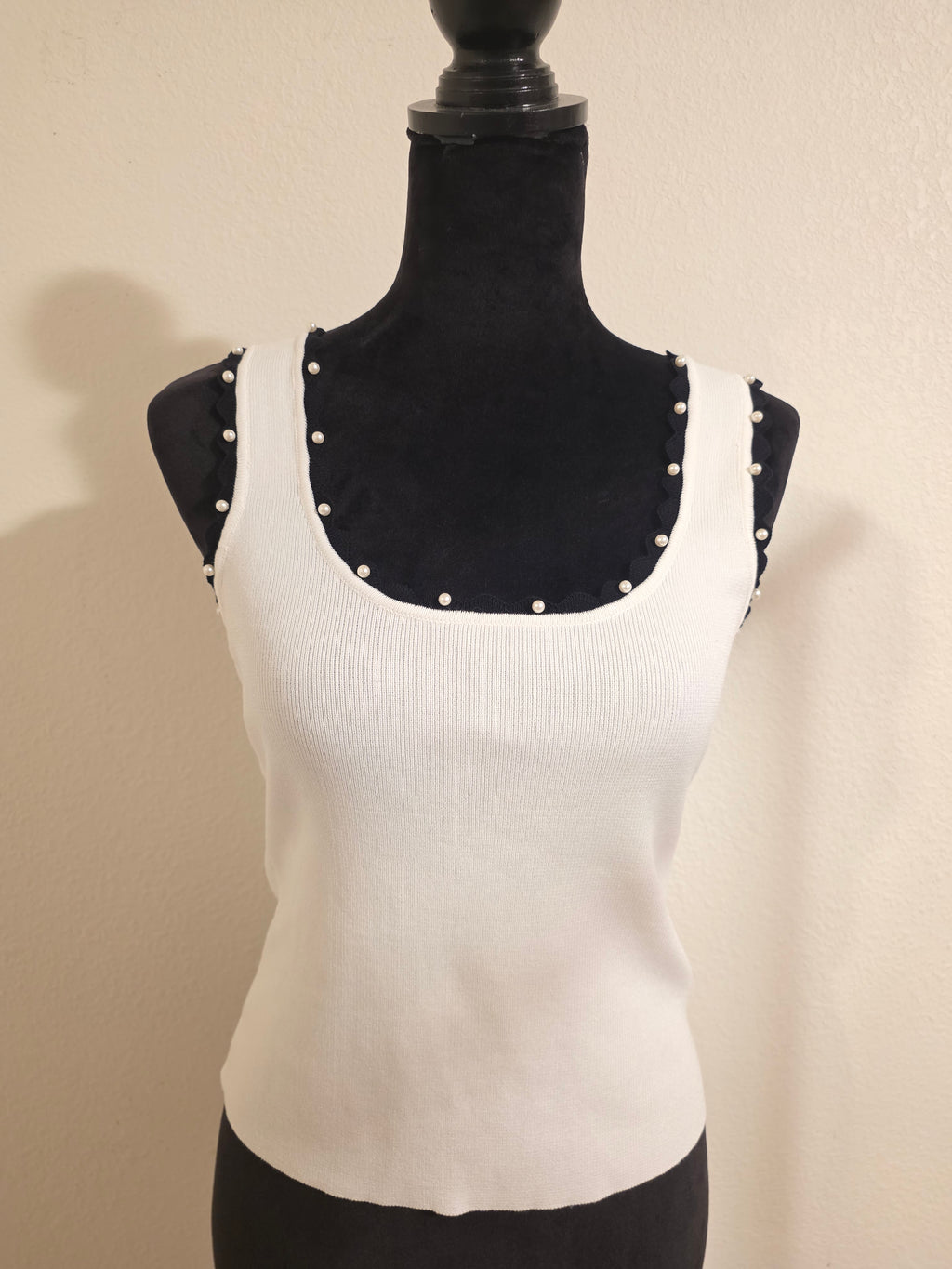 Juliette Pearl Scallop Top