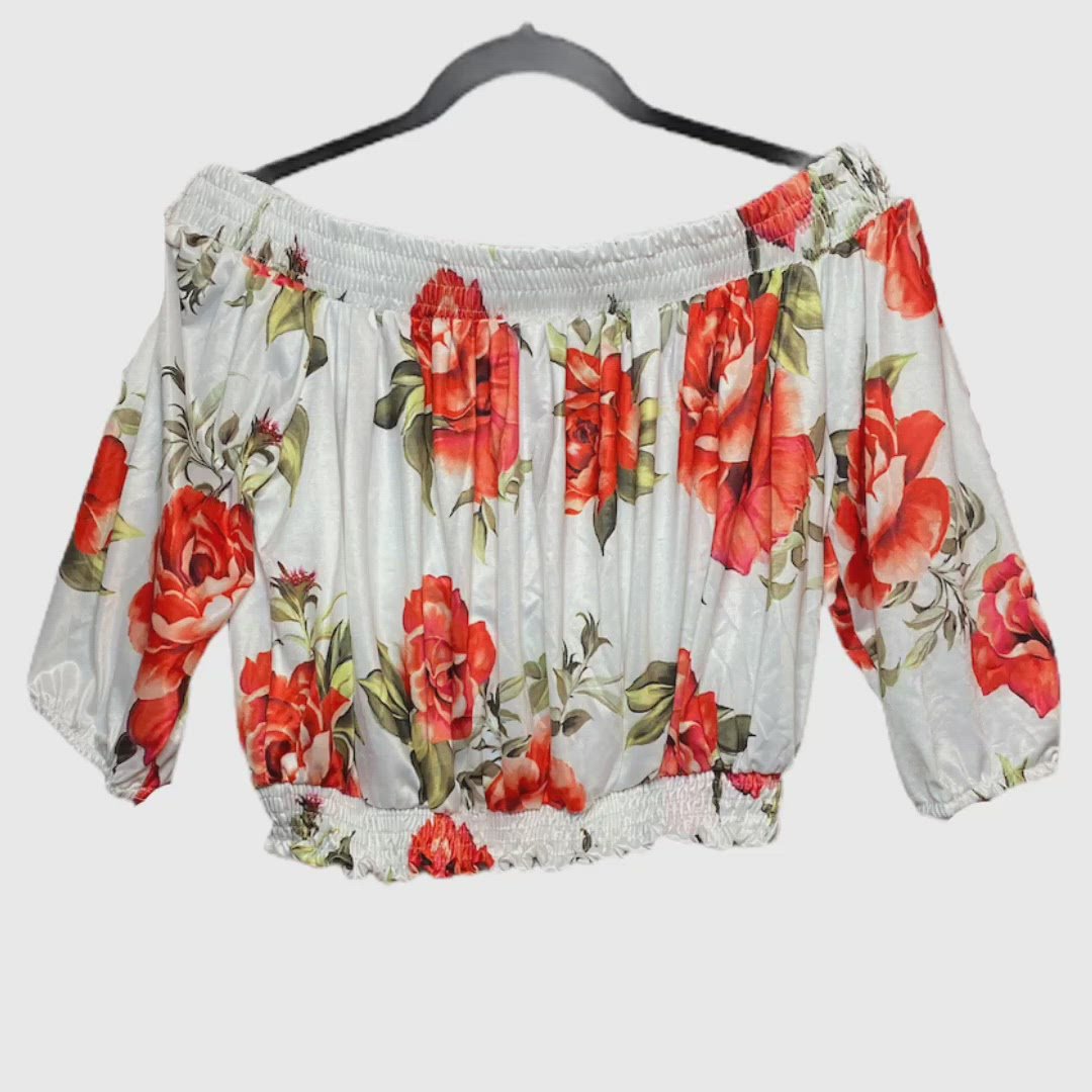 Rose Crop Top