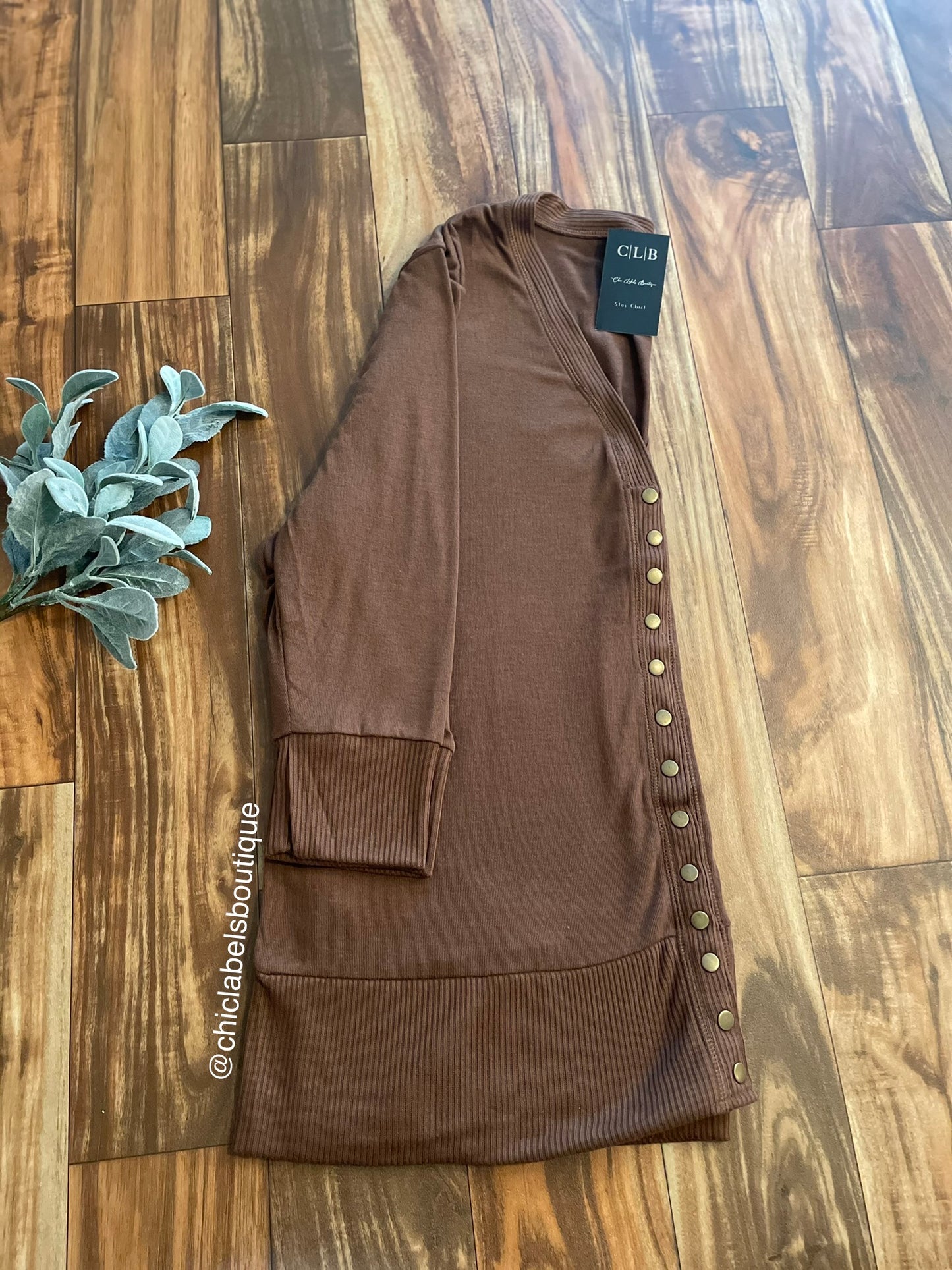 Chocolate Plus Cardigan