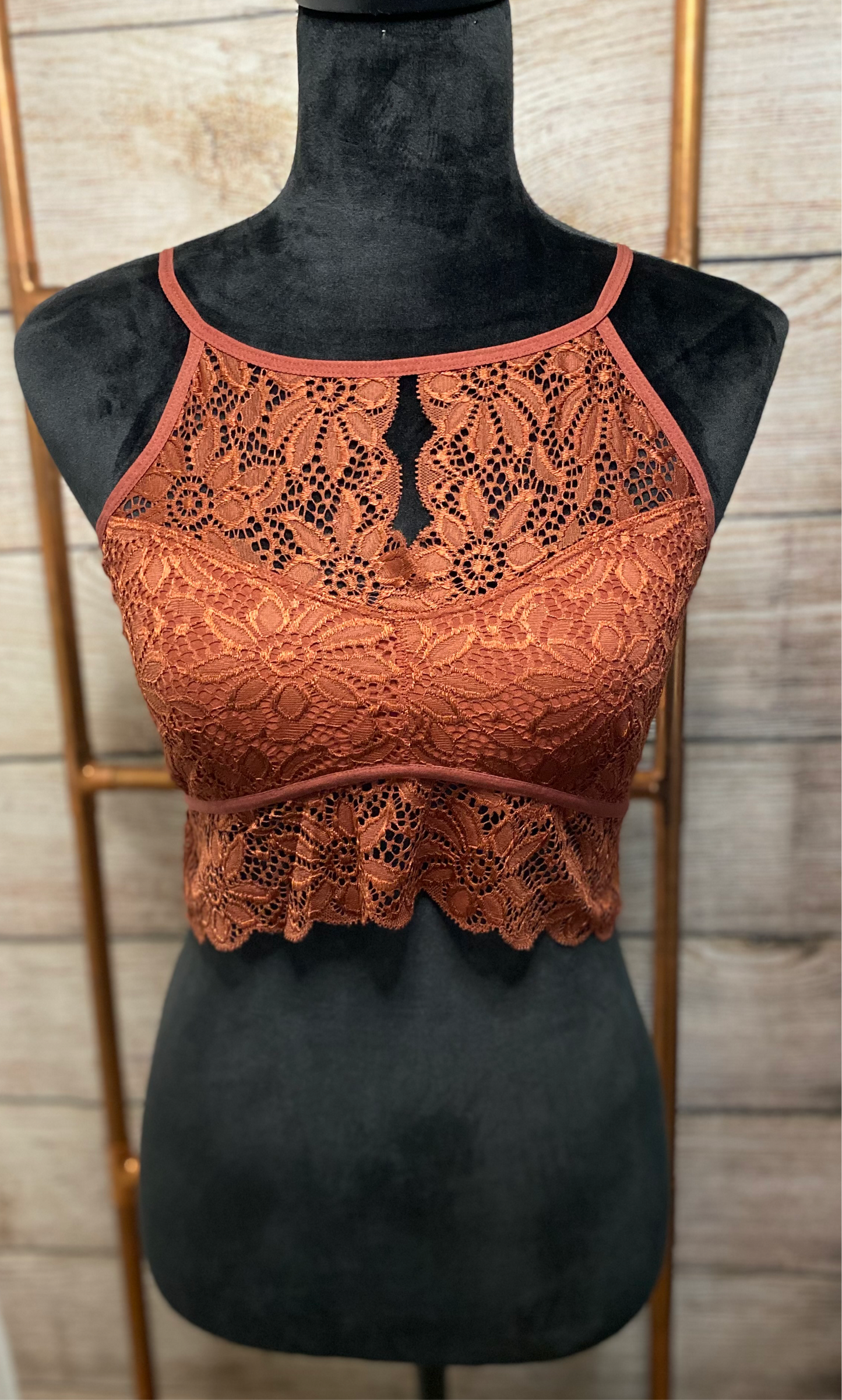 Keyhole Lace Bralette