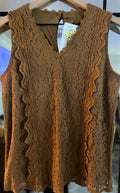 Lace Ruffled Top
