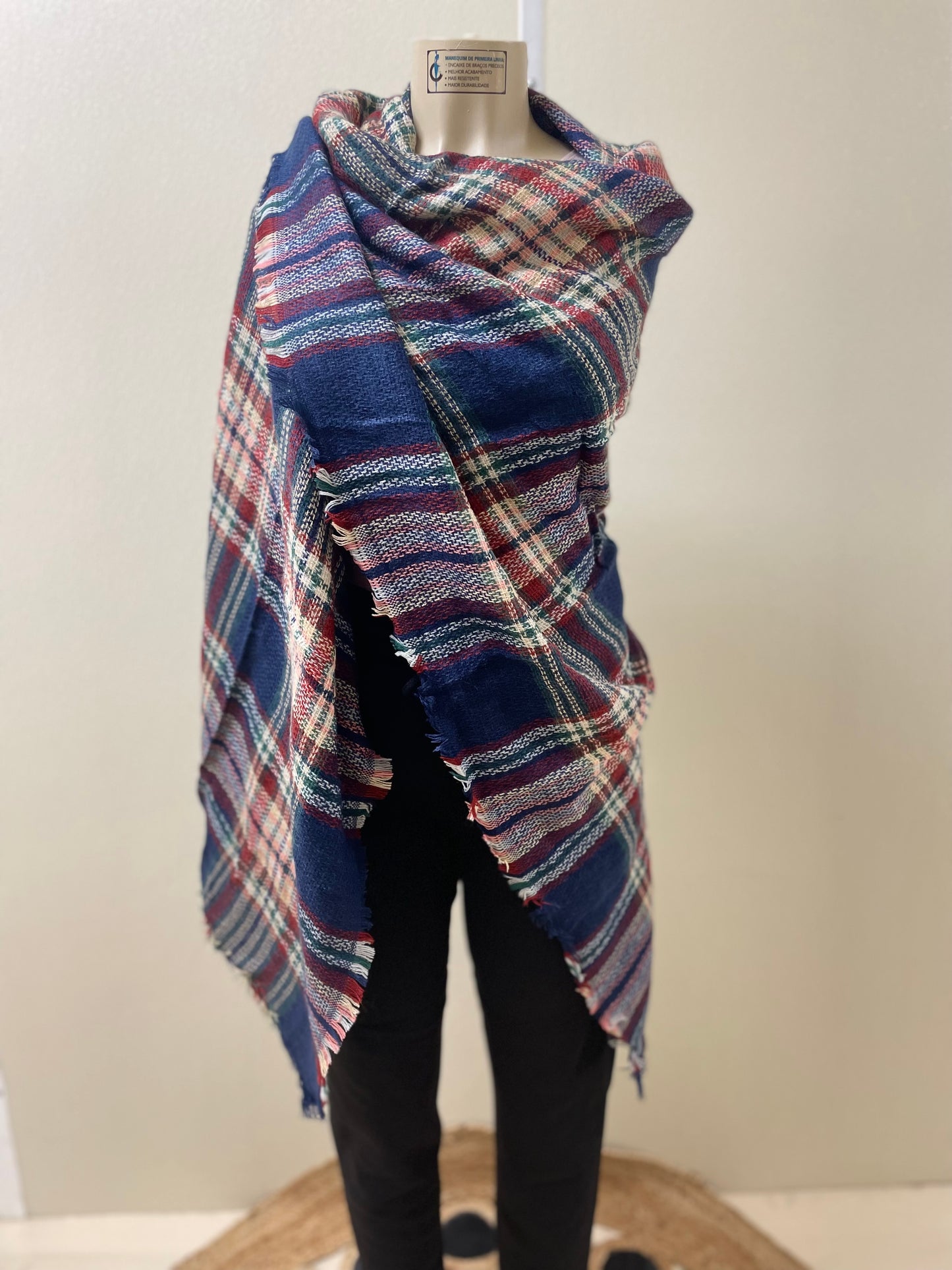 Plaid Multi-Scarf