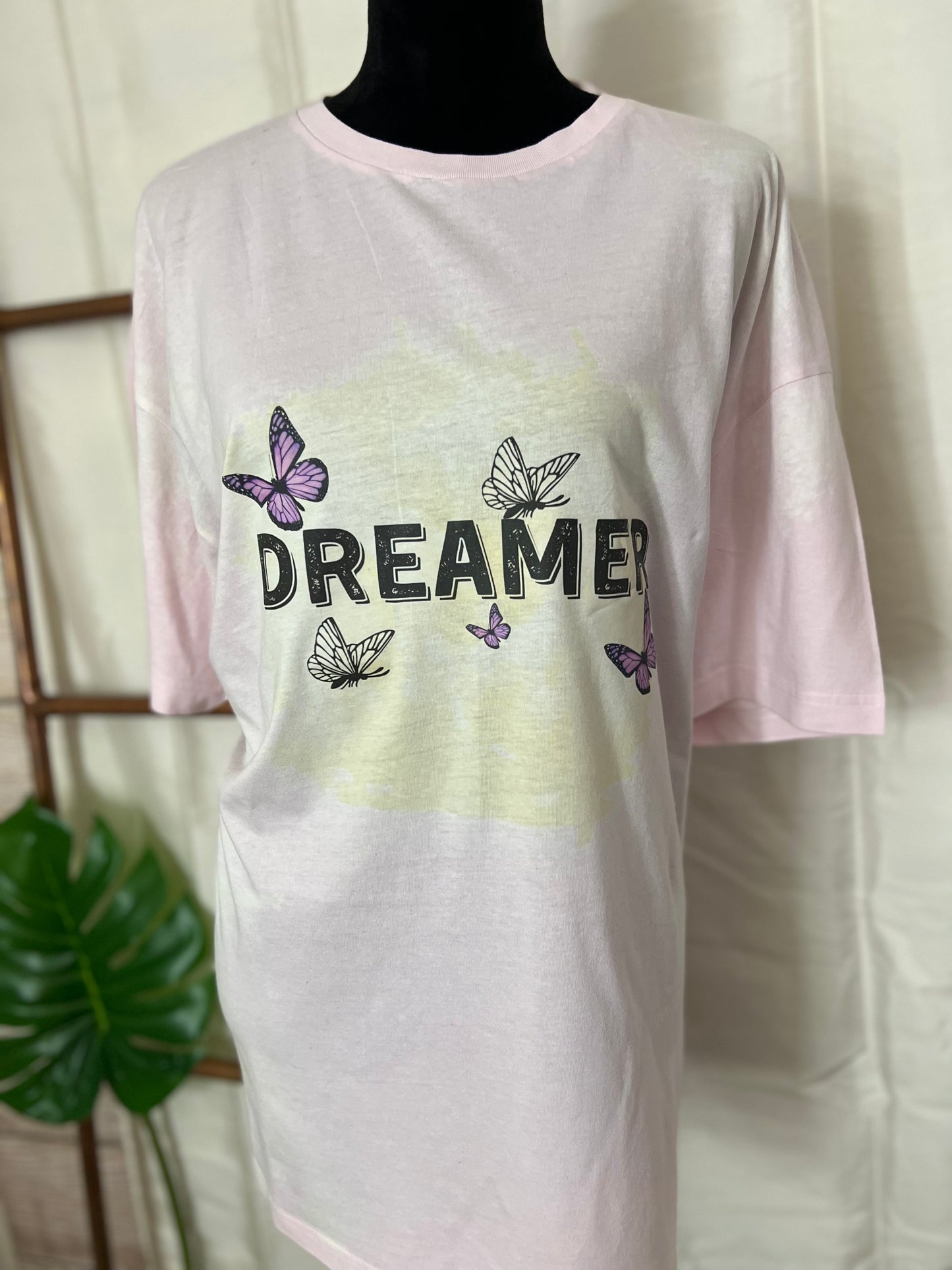 Baby Pink Butterfly Dreamer Tee