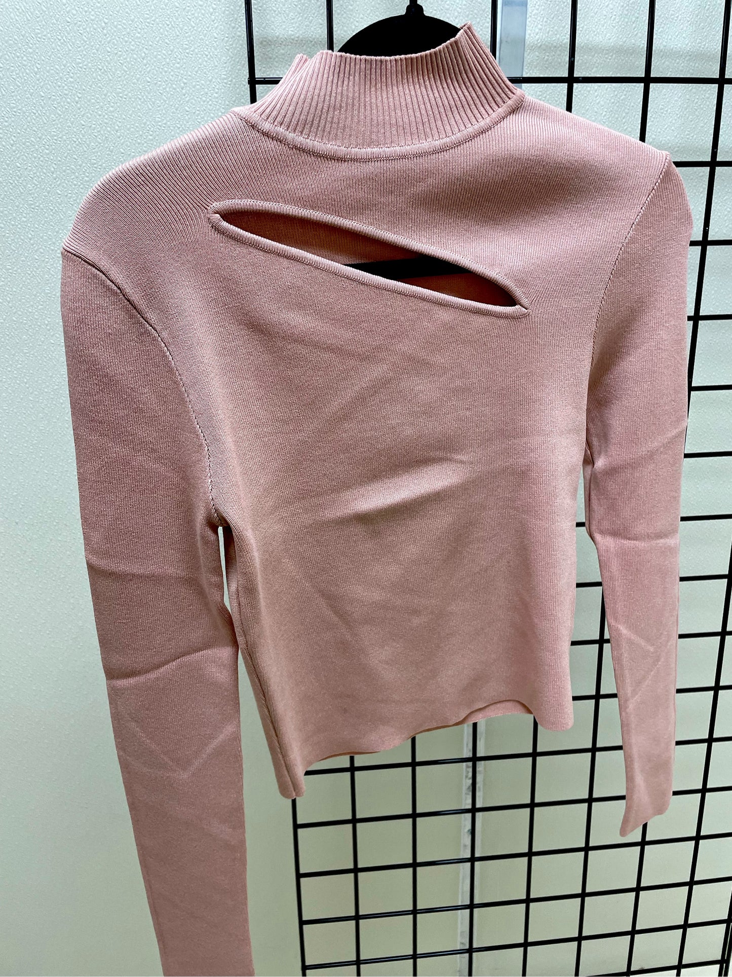 Blush Long Sleeve Sweater Top