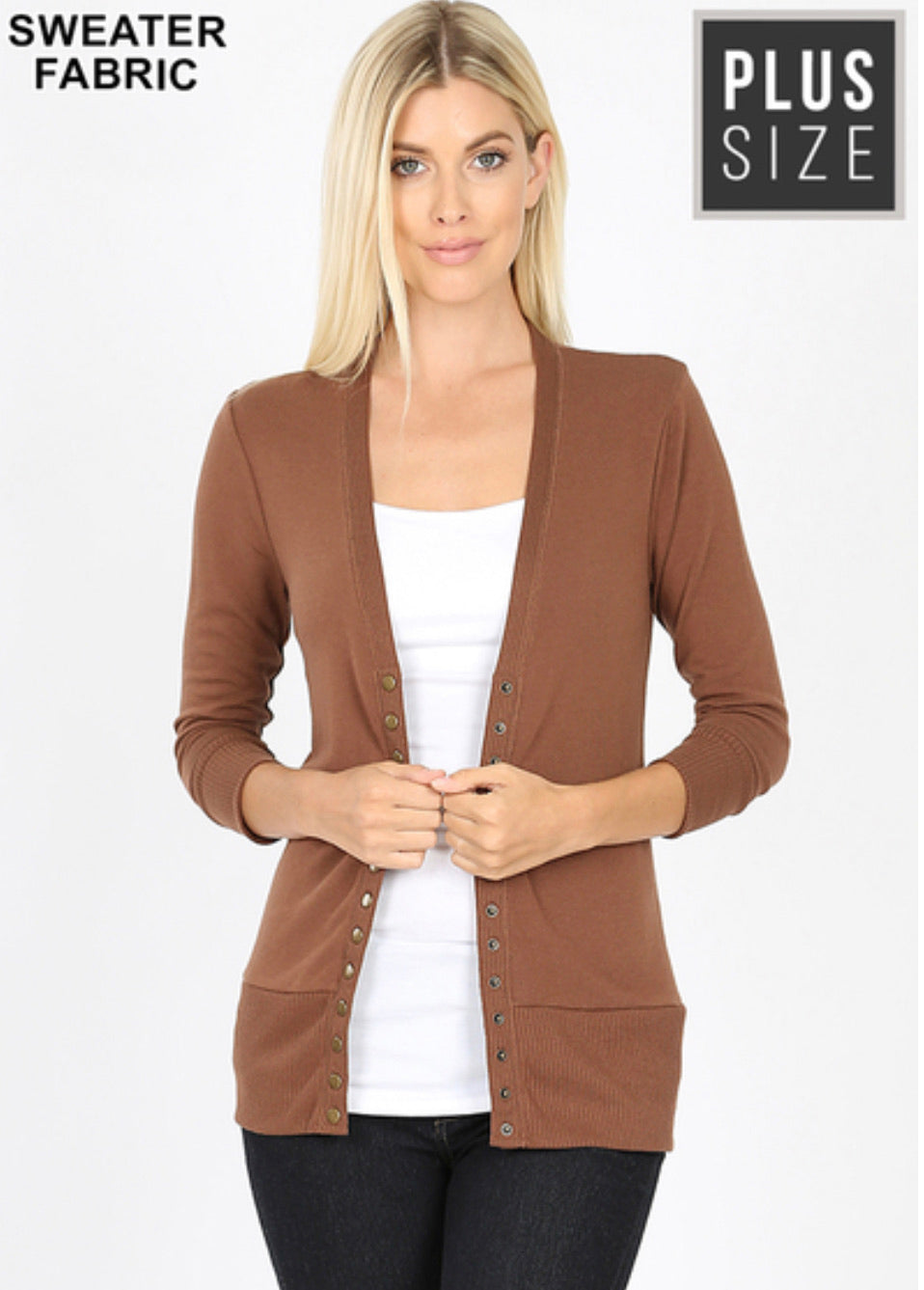 Chocolate Plus Cardigan