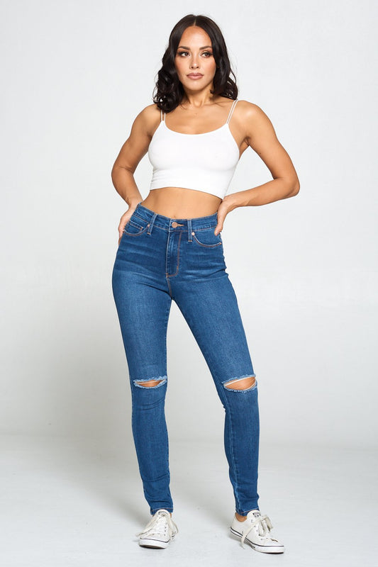 Classic High Rise Skinny Jeans